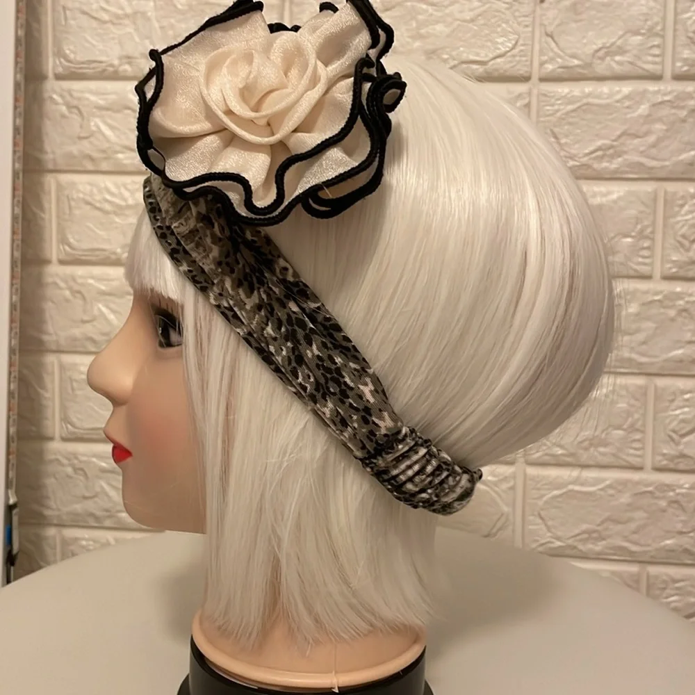 Headband and flower